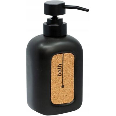 SHUMEE Dispensador De Jabón Manual De Pie Bisk 250 Ml Negro 1 Unidad. SHUMEE Dispensador De Jabón Manual De Pie Bisk 250 Ml Negro 1 Unidad.