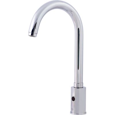 Presto Grifo Lavabo Electrónico Theo Elec Curvo Transformador Fijo Presto Grifo Lavabo Electrónico Theo Elec Curvo Transformador Fijo