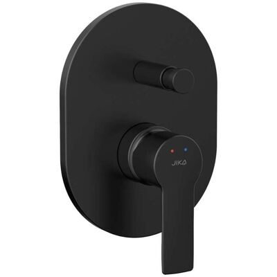 Jika Ponta Style - Grifo Empotrado, Con Cuerpo, Negro Mate H3212h67160001 Jika Ponta Style - Grifo Empotrado, Con Cuerpo, Negro Mate H3212h67160001