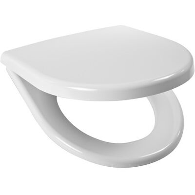 Jika Lyra Plus - Asiento de inodoro con cierre lento, antibacteriano, bisagras de plástico Jika Lyra Plus - Asiento de inodoro con cierre lento, antibacteriano, bisagras de plástico