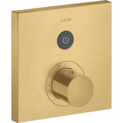Hansgrohe Axor Starck ShowerSelect Termostato Cuadrado - Oro Cepillado - Ducha Hansgrohe Axor Starck ShowerSelect Termostato Cuadrado - Oro Cepillado - Ducha