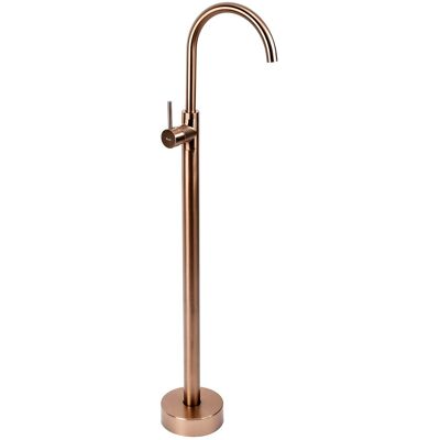 Grifo De Lavabo De Suelo Rea Lungo Brush Copper Grifo De Lavabo De Suelo Rea Lungo Brush Copper