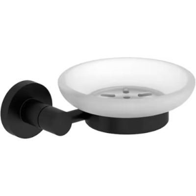 Jacob Delafon - Jabonera Eo Classic Forma Circular Negro Mate Jacob Delafon - Jabonera Eo Classic Forma Circular Negro Mate