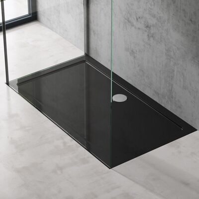 Doporro - Faro2 - 80x100x4cm - Negro - Plato de ducha Doporro - Faro2 - 80x100x4cm - Negro - Plato de ducha