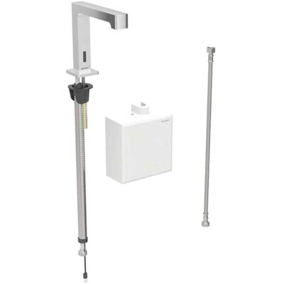 Geberit Brandta - Grifería infrarroja para lavabo - Cromado brillo - Sector público Geberit Brandta - Grifería infrarroja para lavabo - Cromado brillo - Sector público