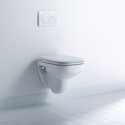 Tapa de Inodoro Duravit D-Code - Bisagras en Acero Inoxidable Tapa de Inodoro Duravit D-Code - Bisagras en Acero Inoxidable