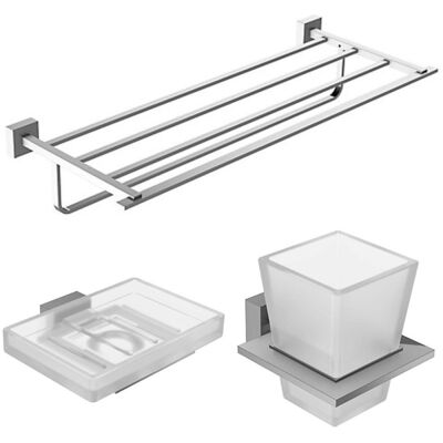 Jacob Delafon - EO Moderne - Cromo - Juego de accesorios Jacob Delafon - EO Moderne - Cromo - Juego de accesorios