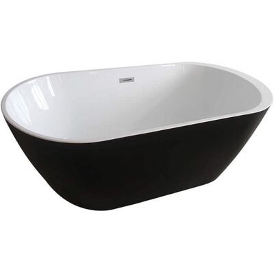 Home Deluxe CODO Bañera independiente - 170x80cm negra Home Deluxe CODO Bañera independiente - 170x80cm negra