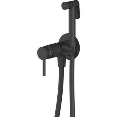 Ravak - Grifo De Bidé Empotrado Con Ducha, Con Cuerpo, Negro Mate X070750 Ravak - Grifo De Bidé Empotrado Con Ducha, Con Cuerpo, Negro Mate X070750