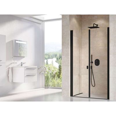 Ravak Chrome - Puerta De Ducha De Doble Hoja Csdl2-120, 120x195 Cm, Negra/vidrio Transparente 0qvgc30lz1 Ravak Chrome - Puerta De Ducha De Doble Hoja Csdl2-120, 120x195 Cm, Negra/vidrio Transparente 0qvgc30lz1