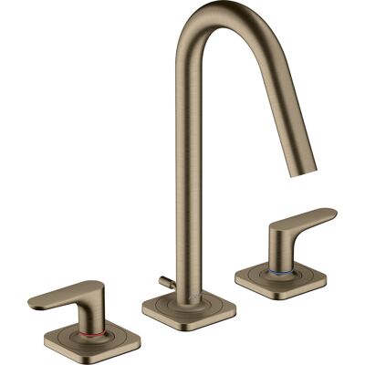 Mezclador de lavabo AXOR Citterio M de 3 orificios - Níquel Cepillado Mezclador de lavabo AXOR Citterio M de 3 orificios - Níquel Cepillado