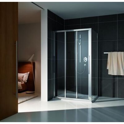 Koralle myDay Puerta corredera de ducha plateada - Tipo de ducha Koralle myDay Puerta corredera de ducha plateada - Tipo de ducha