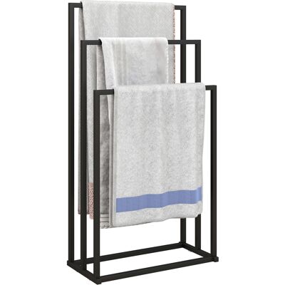 JHY DESIGN Toallero Independiente De 3 Barras, Escalera De Acero Para Toallas, 45 X 21,5 X 85 Cm JHY DESIGN Toallero Independiente De 3 Barras, Escalera De Acero Para Toallas, 45 X 21,5 X 85 Cm