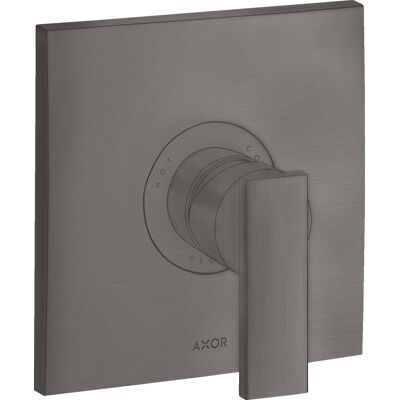 Hansgrohe Axor Citterio Mezclador de ducha monomando negro cepillado Hansgrohe Axor Citterio Mezclador de ducha monomando negro cepillado