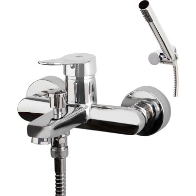 Presto Dalma 7201016 Grifo Baño-ducha Monomando Mezclador Con Accesorios De Ducha Negro Presto Dalma 7201016 Grifo Baño-ducha Monomando Mezclador Con Accesorios De Ducha Negro