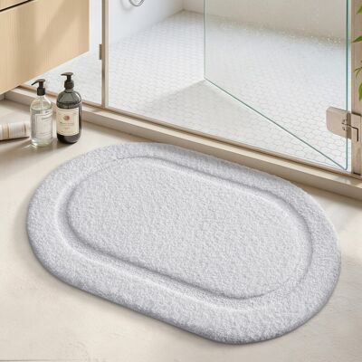 OEM Alfombrilla De Baño Blanca Antideslizante De 50 X 80 Cm, Absorbente Y Suave Para Baño, Ducha, Inodoro, Bañera Y Lavabo. Lavable. OEM Alfombrilla De Baño Blanca Antideslizante De 50 X 80 Cm, Absorbente Y Suave Para Baño, Ducha, Inodoro, Bañera Y Lavabo. Lavable.