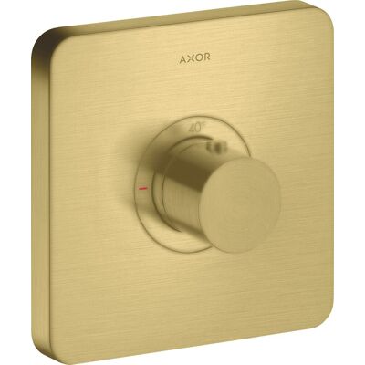 Termostato Axor ShowerSelect de Hansgrohe - Latón cepillado - Alto flujo - Ducha Termostato Axor ShowerSelect de Hansgrohe - Latón cepillado - Alto flujo - Ducha