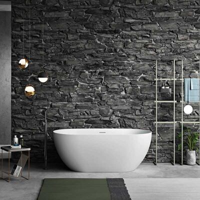 Bañera independiente Stano 160 cm - Borde ultrafino Resicryl Bañera independiente Stano 160 cm - Borde ultrafino Resicryl