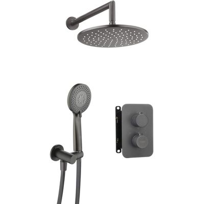 Conjunto de Ducha Oculto Deante con Caja Termostática - Conjunto de Ducha Conjunto de Ducha Oculto Deante con Caja Termostática - Conjunto de Ducha
