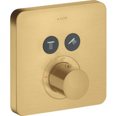 Hansgrohe Axor Starck Termostato de Ducha - Oro Cepillado - 2 Consumidores Hansgrohe Axor Starck Termostato de Ducha - Oro Cepillado - 2 Consumidores