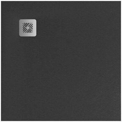 Jika Selina - Plato De Ducha De 90 X 90 Cm, Antideslizante, Negro H2132k3r110001 Jika Selina - Plato De Ducha De 90 X 90 Cm, Antideslizante, Negro H2132k3r110001