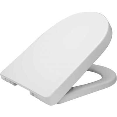 HELLOSHOP26 - Asiento de inodoro con cierre suave y liberación rápida HELLOSHOP26 - Asiento de inodoro con cierre suave y liberación rápida