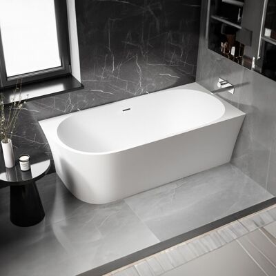 Bernstein - Nova Corner Bañera Exenta En Acrílico Sanitario Blanco - Instalación Recta -170 X 78 Cm - Con Grifo Mezclador 1521, Sin Sifón De Olores Incluye Montaje Estándar 1521, Sin Sifón Bernstein - Nova Corner Bañera Exenta En Acrílico Sanitario Blanco - Instalación Recta -170 X 78 Cm - Con Grifo Mezclador 1521, Sin Sifón De Olores Incluye Montaje Estándar 1521, Sin Sifón