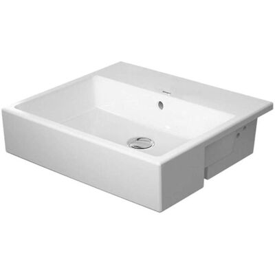 Lavabo semiempotrado Duravit Vero Air - 55x47 cm, Blanco, Angular, Serie VERO AIR Lavabo semiempotrado Duravit Vero Air - 55x47 cm, Blanco, Angular, Serie VERO AIR
