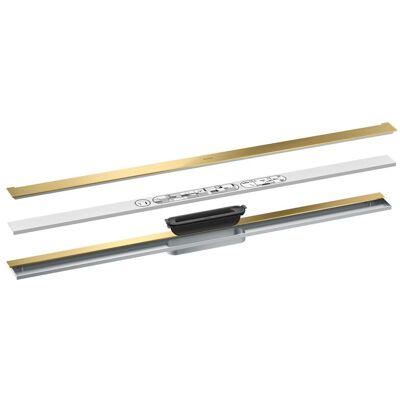 Hansgrohe Axor Drain Juego Completo para Montaje en Pared - Brushed Brass - Sistema de Drenaje Hansgrohe Axor Drain Juego Completo para Montaje en Pared - Brushed Brass - Sistema de Drenaje