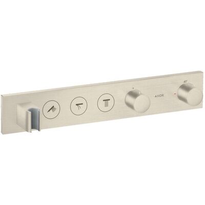 Módulo Termostático Níquel Cepillado - ShowerSolutions 530/90 - 3 Salidas Módulo Termostático Níquel Cepillado - ShowerSolutions 530/90 - 3 Salidas