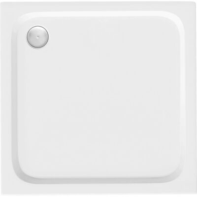Plato De Ducha Rea Belmond White 80x80 With Brushed Copper Cover Plato De Ducha Rea Belmond White 80x80 With Brushed Copper Cover