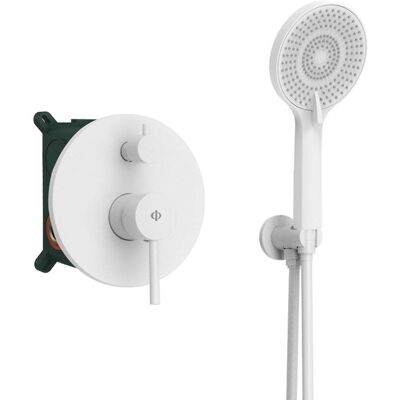 Kit De Ducha Empotrable Sirio Monomando Blanco - Gme Kit De Ducha Empotrable Sirio Monomando Blanco - Gme