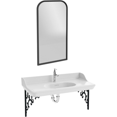 Jacob Delafon - Pack Lavabo Suspendido Cléo 1890 + Grifería Cromada + Sifón Cromado Jacob Delafon - Pack Lavabo Suspendido Cléo 1890 + Grifería Cromada + Sifón Cromado
