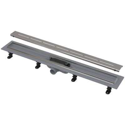 Alcaplast Alca - Plato De Ducha Simple 55 Cm, Con Borde De Acero Inoxidable, Con Rejilla, Alfombrilla De Acero Inoxidable Apz18-550m Alcaplast Alca - Plato De Ducha Simple 55 Cm, Con Borde De Acero Inoxidable, Con Rejilla, Alfombrilla De Acero Inoxidable Apz18-550m