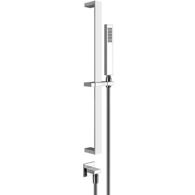 Conjunto de ducha GESSI Rettangolo - Anticalcáreo, Conexión a la pared, Ducha metálica Conjunto de ducha GESSI Rettangolo - Anticalcáreo, Conexión a la pared, Ducha metálica