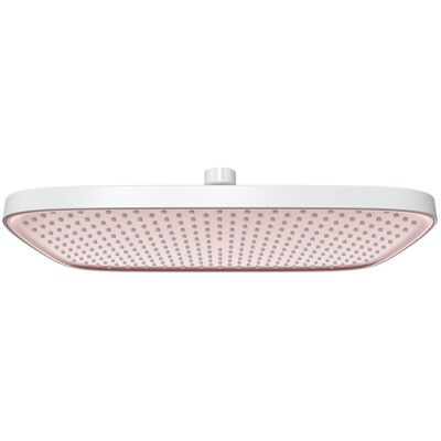 Ducha Ducha Rectangular En Abs Con Efecto Lluvia Y Chorros Anticalcáreos - 30x21 Cm - D2201e - Blanco / Rosa Mate - Bernstein Ducha Ducha Rectangular En Abs Con Efecto Lluvia Y Chorros Anticalcáreos - 30x21 Cm - D2201e - Blanco / Rosa Mate - Bernstein