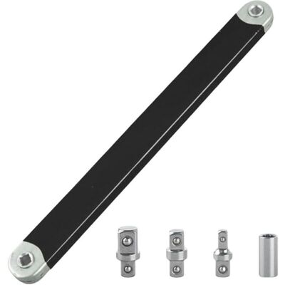 ABYSSE Llave De Extensión Acodada, Llave De Impacto Con Trinquete Acodado, Llave De Vaso Para Espacios Reducidos Y Fijaciones De Difícil Acceso (negra) ABYSSE Llave De Extensión Acodada, Llave De Impacto Con Trinquete Acodado, Llave De Vaso Para Espacios Reducidos Y Fijaciones De Difícil Acceso (negra)