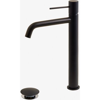 Conjunto de Grifo de Latón con Desagüe Click-Clack - Negro 30cm Conjunto de Grifo de Latón con Desagüe Click-Clack - Negro 30cm
