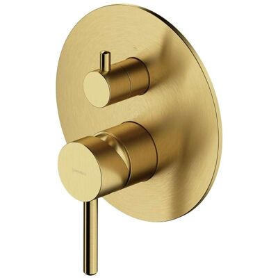 Omnires Y - Grifo Empotrado, Para 2 Aparatos, Latón Cepillado Y1247robsb Omnires Y - Grifo Empotrado, Para 2 Aparatos, Latón Cepillado Y1247robsb