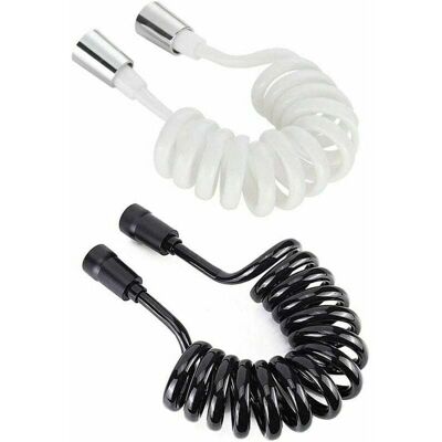 OEM Manguera De Ducha De 2 Piezas, Manguera Telescópica Flexible De 2 M Con Tapón De Cobre, Manguera Retráctil Para Ducha De Mano, Inodoro Y Bidé, Color Blanco (negro, Blanco). OEM Manguera De Ducha De 2 Piezas, Manguera Telescópica Flexible De 2 M Con Tapón De Cobre, Manguera Retráctil Para Ducha De Mano, Inodoro Y Bidé, Color Blanco (negro, Blanco).