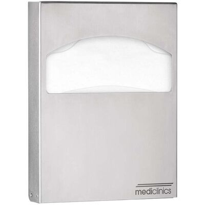 Mediclinics - Dca100cs Dispensador De Papel De Cubreasientos Aisi 304 Satinado Para Inodoro Adosar A La Pared - Ref: Dca100cs Mediclinics - Dca100cs Dispensador De Papel De Cubreasientos Aisi 304 Satinado Para Inodoro Adosar A La Pared - Ref: Dca100cs