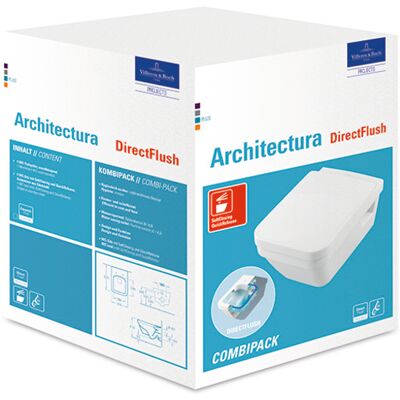 Villeroy & Boch Architectura Inodoro Empotrado - Blanco Alpino - SoftClose Villeroy & Boch Architectura Inodoro Empotrado - Blanco Alpino - SoftClose