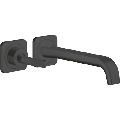 Hansgrohe Axor Citterio E Grifo de pared con un solo mando, 221mm, Negro Mate Hansgrohe Axor Citterio E Grifo de pared con un solo mando, 221mm, Negro Mate