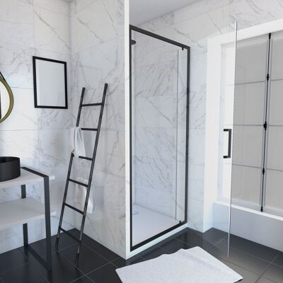 Aurlane Pack Mampara 90x90 - Reversible, Negro Aurlane Pack Mampara 90x90 - Reversible, Negro