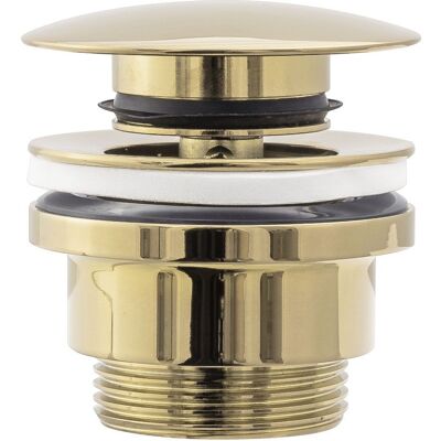 Tapón click-clack universal dorado Rea - Accesorio de baño Tapón click-clack universal dorado Rea - Accesorio de baño