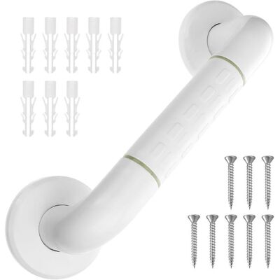 OEM Barra De Apoyo Para Baño, 30 Cm, Barra De Apoyo Para Ducha, Agarre Antideslizante Para Ducha, Agarre Para Inodoro, Agarre Para Bañera, Blanco OEM Barra De Apoyo Para Baño, 30 Cm, Barra De Apoyo Para Ducha, Agarre Antideslizante Para Ducha, Agarre Para Inodoro, Agarre Para Bañera, Blanco