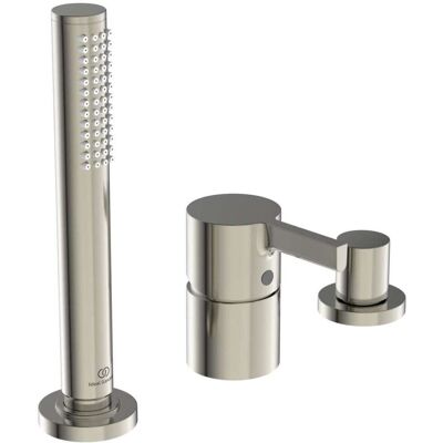 Ideal Standard - Modelo BC788GN - Mezclador de bañera de 3 orificios - Silver Storm Ideal Standard - Modelo BC788GN - Mezclador de bañera de 3 orificios - Silver Storm