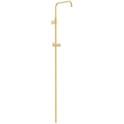 Tres - 03464501om Over-wall Barra De Ducha Telescópica Adaptable A Grifo Termostático Mural Con Conexión Compatible Oro Mate 24k - Ref: 03464501om Tres - 03464501om Over-wall Barra De Ducha Telescópica Adaptable A Grifo Termostático Mural Con Conexión Compatible Oro Mate 24k - Ref: 03464501om