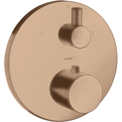 Hansgrohe Axor Uno Termostato - 2 Consumidores - Oro Rojo Cepillado Hansgrohe Axor Uno Termostato - 2 Consumidores - Oro Rojo Cepillado