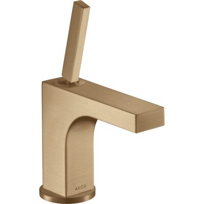 Hansgrohe Axor Citterio - Mezclador lavabo bronce cepillado con desagüe automático Hansgrohe Axor Citterio - Mezclador lavabo bronce cepillado con desagüe automático